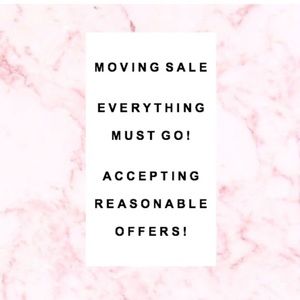 MOVING SALE!